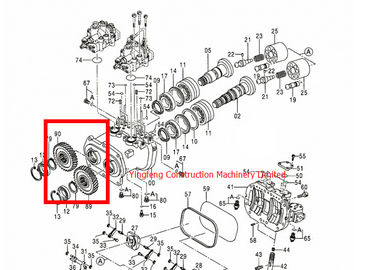comprar 3100993 / 3100994 acessórios da máquina escavadora de Hitachi da engrenagem da bomba hidráulica online manufacture