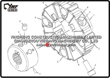 comprar Máquina escavadora  330D 330D & 330D L EAH00001- posto ACIMA pelo sistema hidráulico 2870169 do motor C9 online manufacture
