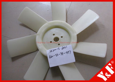 comprar Lâmina plástica do ventilador de refrigeração do motor das peças sobresselentes da máquina escavadora do motor do OEM Kato Kobelco SK200-5 6D31 ME018185 online manufacture