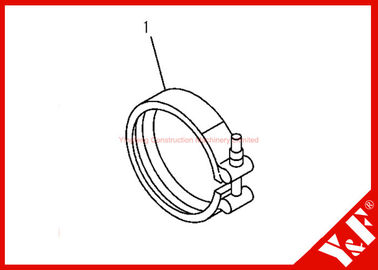 comprar A máquina escavadora de KOMATSU parte o motor da BRAÇADEIRA 6D102 de PC200-7 6732-81-8220 online manufacture