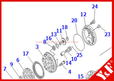 comprar Peças da máquina escavadora de BR210 BR200 KOMATSU, Assy da engrenagem de TZ263B1104-00 TZ263B1204-00 rv online manufacture