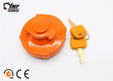 Cor diesel da laranja da tampa do depósito de gasolina das peças de motor da máquina escavadora do ferro de carcaça YNF02219