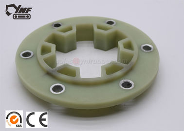 Acoplamento durável da máquina escavadora para a certificação verde/do preto cor 195*6 da flange do CE