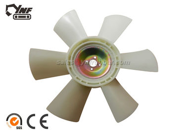 Lâmina plástica durável do ventilador de refrigeração seis do  E320 320B 320C para o motor de  da máquina escavadora