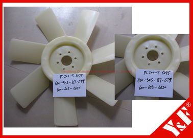 lâmina 600-625-6620 PC200-5 do ventilador de refrigeração do motor 6D95 para peças sobresselentes da máquina escavadora de KOMATSU