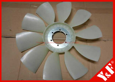 A lâmina do ventilador de refrigeração da máquina escavadora de R210-5 Hyundai para o motor 620-108-128-6T10 6 de D6BT fura 10 lâminas