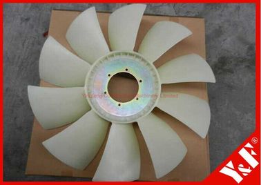 6 lâmina 740-127-152-6T10 do ventilador de refrigeração da máquina escavadora das peças sobresselentes E320D da máquina escavadora de  dos furos