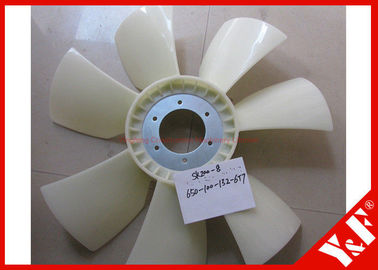 Lâmina do ventilador de refrigeração do  324D 325D das peças sobresselentes da máquina escavadora de  com material do PA