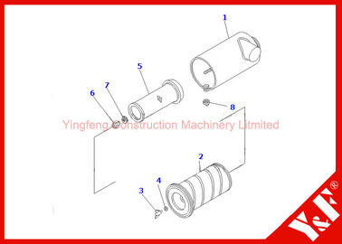 A máquina escavadora durável parte o Assy 6206 do purificador de ar - 83 - 7510 600 -181 - 6050 600 - 181 - 6540